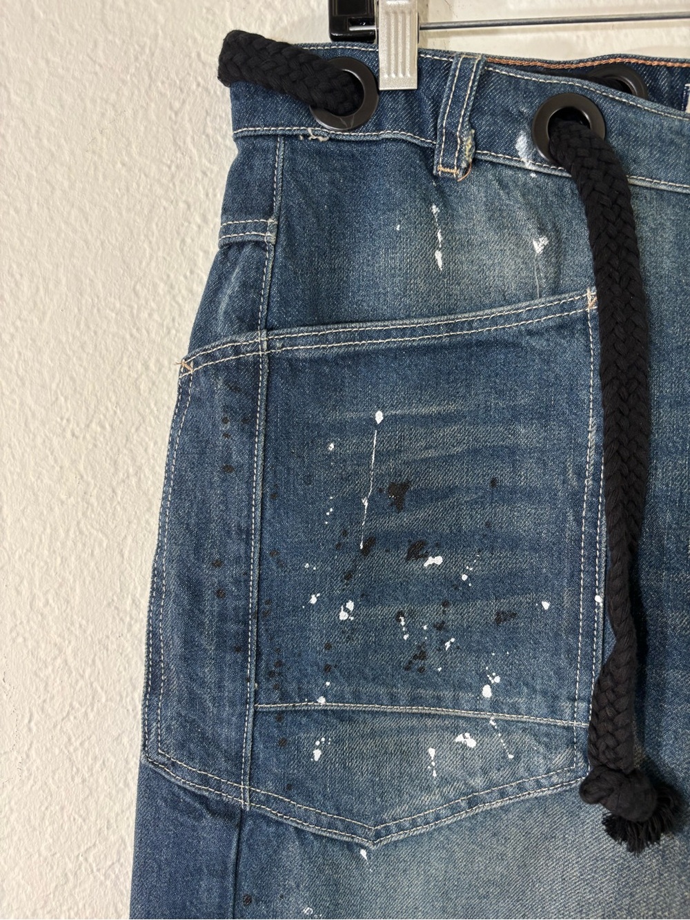 We The Free Moxie Pull-On Barrel Jeans Cerulean Skies 29 NWT Blue Faded Wash - Picture 8 of 16